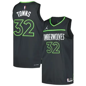 Comodo Hermoso Maravilloso Karl Anthony Towns Minnesota Timberwolves Jordan Brand Authentic Player Jersey Statement Edition Anthracite