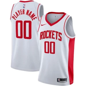 Ideal Elegante Houston Rockets Nike 2020/21 Swingman Custom Jersey Association Edition White