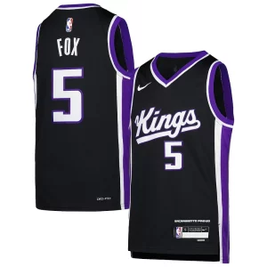 Ideal Perfecto De'Aaron Fox Sacramento Kings Nike Youth Swingman Jersey Icon Edition Purple
