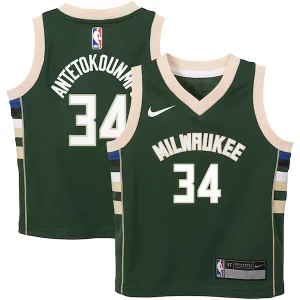 Clásico Resistente Magnífico Giannis Antetokounmpo Milwaukee Bucks Nike Toddler Swingman Player Jersey Icon Edition Green