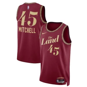 Único Increíble Donovan Mitchell Cleveland Cavaliers Nike Unisex 2023/24 Swingman Jersey Wine City Edition