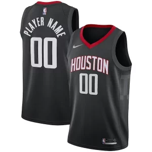 Hermoso Perfecto Comodo Houston Rockets Nike Swingman Custom Jersey Black Statement Edition