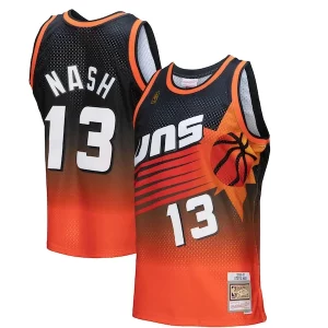 Ideal Clásico Steve Nash Phoenix Suns 1996/97 Hardwood Classics Fadeaway Swingman Player Jersey Orange/Black