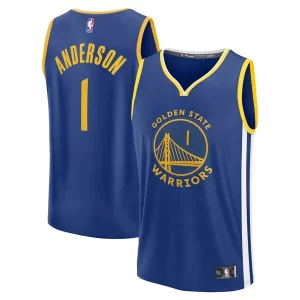 Práctico Encantador Kyle Anderson Golden State Warriors Fast Break Replica Player Jersey Icon Edition Royal