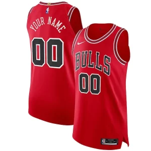 Increíble Chicago Bulls Nike Authentic Custom Jersey Red Icon Edition