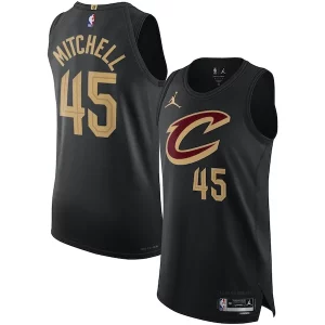 Duradero Donovan Mitchell Cleveland Cavaliers Jordan Brand Authentic Player Jersey Statement Edition Black