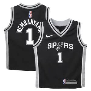Encantador Cool Victor Wembanyama San Antonio Spurs Nike Preschool Swingman Player Jersey Icon Edition Black