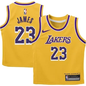 Delicioso Resistente LeBron James Los Angeles Lakers Nike Toddler Swingman Player Jersey Icon Edition Gold