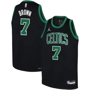 Práctico Cool Atractivo Jaylen Brown Boston Celtics Jordan Brand Youth Swingman Jersey Statement Edition Black