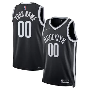 Sofisticado Brooklyn Nets Nike 2021/22 Diamond Swingman Custom Jersey Icon Edition Black