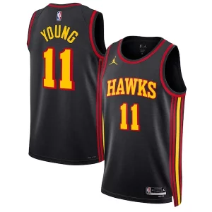Hermoso Trae Young Atlanta Hawks Jordan Brand Unisex Swingman Jersey Statement Edition Black