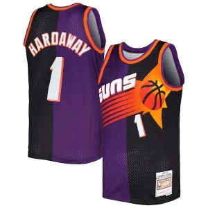 Increíble Exquisito Clásico Penny Hardaway Phoenix Suns Hardwood Classics 1999/00 Split Swingman Jersey Purple/Black