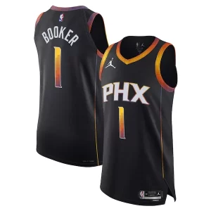 Comodo Delicioso Práctico Devin Booker Phoenix Suns Jordan Brand Authentic Player Jersey Statement Edition Black