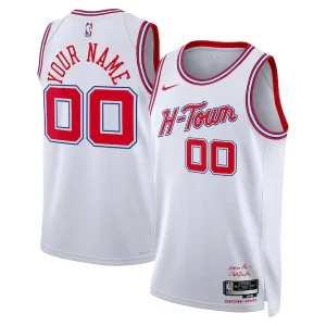 Perfecto Moderno Comodo Houston Rockets Nike Unisex 2023/24 Custom Swingman Jersey White City Edition