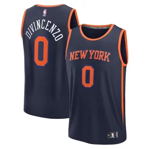 Comodo Chulo Donte DiVincenzo New York Knicks Fast Break Replica Player Jersey Statement Edition Navy