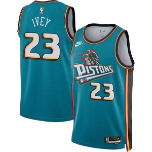 Perfecto Ideal Elegante Jaden Ivey Detroit Pistons Nike Swingman Jersey Classic Edition Teal