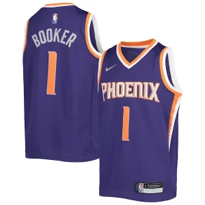 Delicioso Devin Booker Phoenix Suns Nike Youth 2021/22 Diamond Swingman Jersey Icon Edition Purple