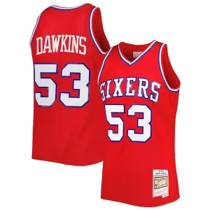 Encantador Darryl Dawkins Philadelphia 76ers Hardwood Classics 1979/80 Swingman Jersey Red