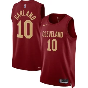 Práctico Maravilloso Darius Garland Cleveland Cavaliers Nike Unisex Swingman Jersey Icon Edition Wine/White