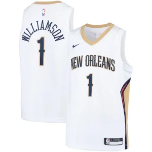 Exquisito Zion Williamson New Orleans Pelicans Nike Youth Swingman Player Jersey Association Edition White/Navy