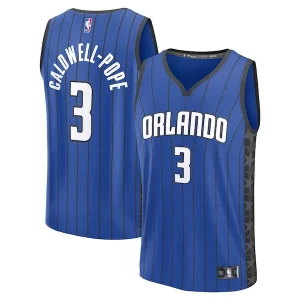 Único Increíble Kentavious Caldwell Pope Orlando Magic Youth Fast Break Player Jersey Statement Edition Blue