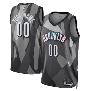 Estupendo Fantástico Sofisticado Brooklyn Nets Nike Unisex 2024/25 Custom Swingman Jersey City Edition Gray