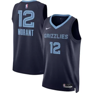 Comodo Ja Morant Memphis Grizzlies Nike Unisex Swingman Jersey Icon Edition Navy/White