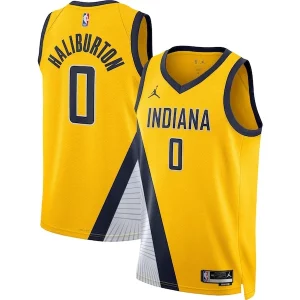 Magnífico Tyrese Haliburton Indiana Pacers Jordan Brand Unisex Swingman Jersey Statement Edition Gold