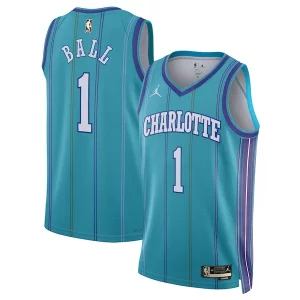 Magnífico Fantástico Moderno LaMelo Ball Charlotte Hornets Jordan Brand Unisex 2023/24 Swingman Replica Jersey Classic Edition Teal