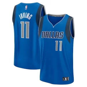 Atractivo Robusto Duradero Kyrie Irving Dallas Mavericks Fast Break Replica Player Jersey Icon Edition Blue