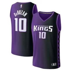 Ideal Lujoso DeMar DeRozan Sacramento Kings Fast Break Replica Jersey Statement Edition Purple