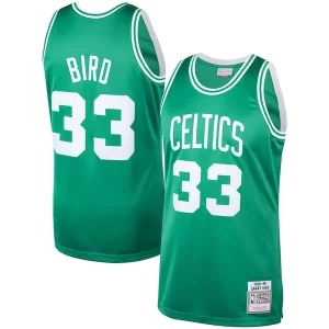 Bonito Larry Bird Boston Celtics 1985/86 Hardwood Classics Authentic Jersey Kelly Green