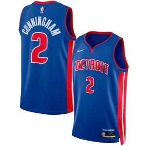 Perfecto Hermoso Cade Cunningham Detroit Pistons Nike Unisex Swingman Jersey Icon Edition Blue/White