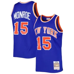 Duradero Earl Monroe New York Knicks 2001/02 Hardwood Classics Swingman Jersey Blue
