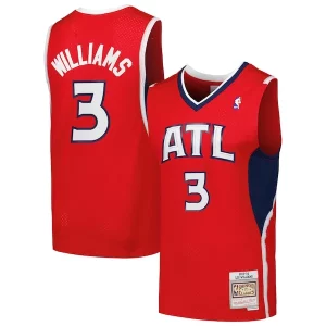 Cool Ideal Exquisito Lou Williams Atlanta Hawks 2001/02 Hardwood Classics Swingman Jersey Red