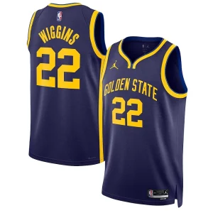 Delicioso Cool Maravilloso Andrew Wiggins Golden State Warriors Jordan Brand Unisex Swingman Jersey Statement Edition Navy