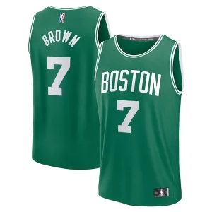 Clásico Práctico Delicioso Jaylen Brown Boston Celtics Fast Break Replica Player Jersey Icon Edition Kelly Green