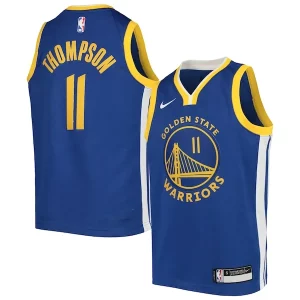 Delicioso Magnífico Klay Thompson Golden State Warriors Nike Youth Team Swingman Jersey Icon Edition Blue