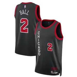Increíble Estupendo Lonzo Ball Chicago Bulls Nike Unisex 2023/24 Swingman Jersey Black City Edition