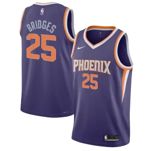 Hermoso Práctico Atractivo Mikal Bridges Phoenix Suns Nike Youth Swingman Jersey Icon Edition Purple/White