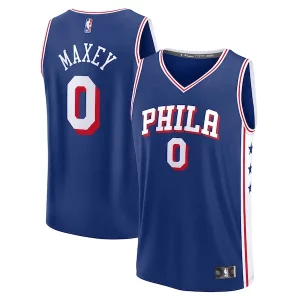 Atractivo Maravilloso Tyrese Maxey Philadelphia 76ers Big & Tall Fast Break Jersey Icon Edition Royal