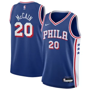 Estupendo Delicioso Jared McCain Philadelphia 76ers Nike Youth Swingman Jersey Icon Edition Royal