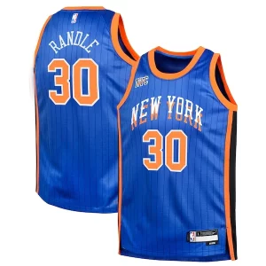 Hermoso Julius Randle New York Knicks Nike Youth Swingman Replica Jersey City Edition Blue