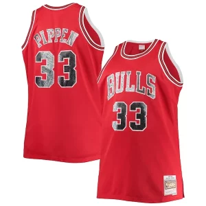 Resistente Scottie Pippen Chicago Bulls Big & Tall 1997/98 NBA 75th Anniversary Diamond Swingman Jersey Red