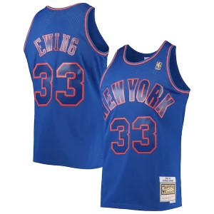 Elegante Resistente Fácil de llevar Patrick Ewing New York Knicks 1996/97 Hardwood Classics Swingman Jersey Blue