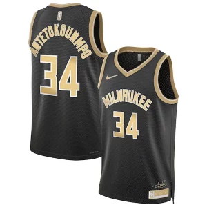 Fácil de llevar Único Giannis Antetokounmpo Milwaukee Bucks Nike Unisex Select Series Swingman Jersey Black