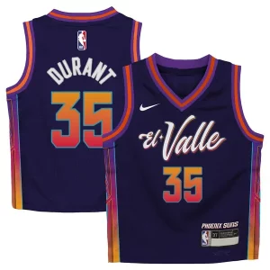 Práctico Kevin Durant Phoenix Suns Nike Preschool Swingman Replica Jersey City Edition Purple