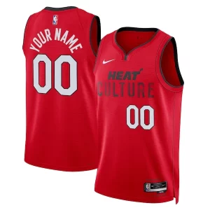 Magnífico Maravilloso Miami Heat Nike Unisex 2024/25 Custom Swingman Jersey City Edition Red