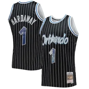 Resistente Penny Hardaway Orlando Magic 1996/97 Hardwood Classics NBA 75th Anniversary Diamond Swingman Jersey Black