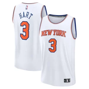 Comodo Genial Sofisticado Josh Hart New York Knicks Fast Break Replica Player Jersey Association Edition White